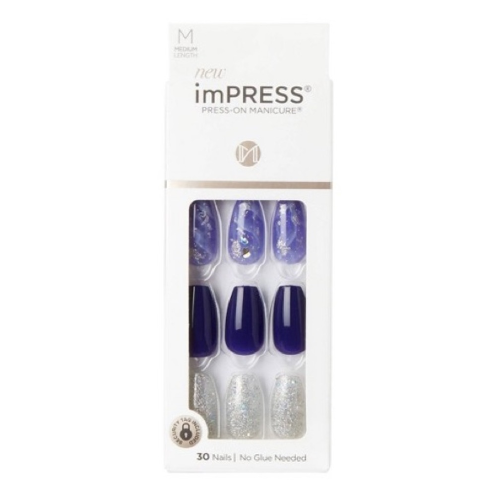 TWO NWT Kiss Impress ‘Polished’ Coffin Nail Sets